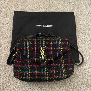 SOLD!!!!!! Don’t buy Saint Laurent Tweed Toy Monogram Matelassé LouLou Bag